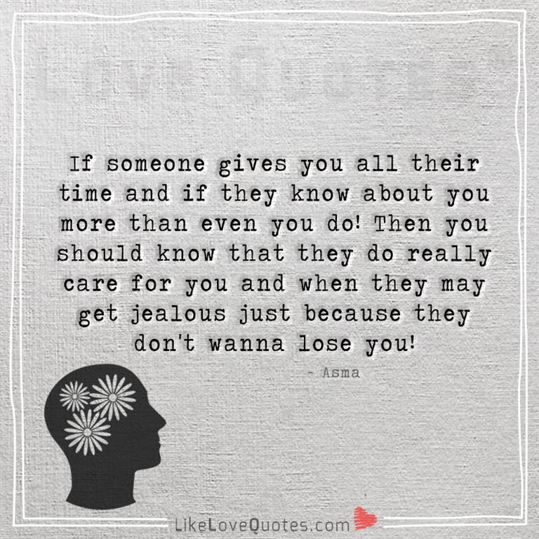 Because they don't wanna lose you-yourlovequotes.com