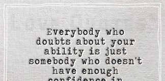 Everybody who doubts about you is just-likelovequotes.com