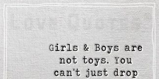 Girls & Boys are not toys -likelovequotes.com