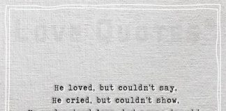 He loved but couldn't say-likelovequotes.com