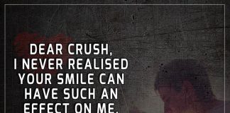 Dear Crush, I Never Realised -likelovequotes