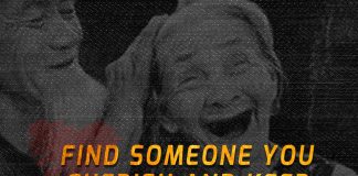Find someone you cherish and keep them forever-likelovequotes