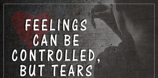 Feelings can be controlled, but tears never lie-likelovequotes