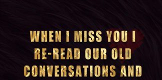 I Re-read Our Old Conversations And Smile-likelovequotes