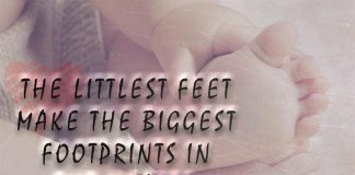 The Biggest Footprints In Our Hearts -likelovequotes