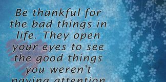 Be Thankful For The Bad Things In Life-likelovequotes