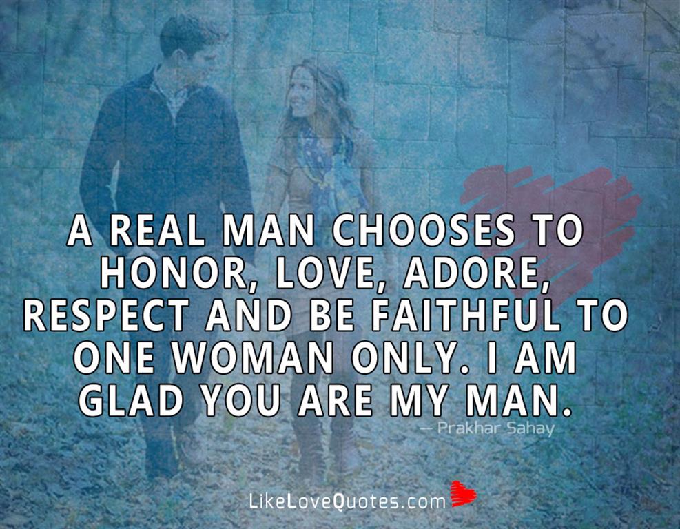 Honor, Love, Adore, Respect & Be Faithful-likelovequotes
