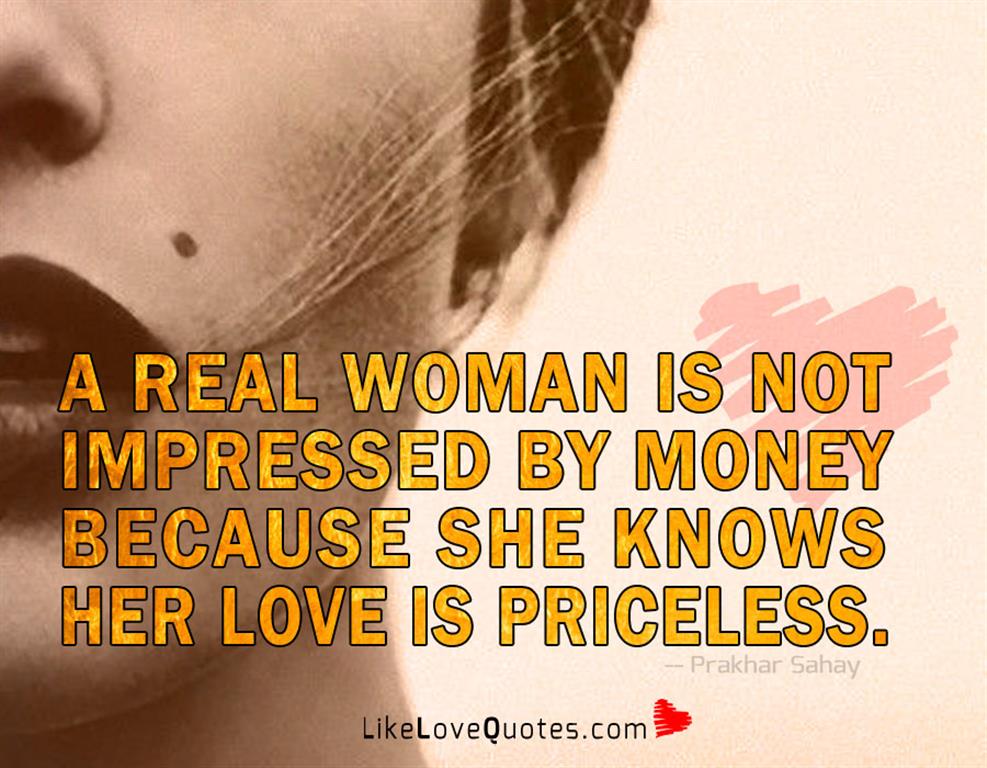 She Knows Her Love Is Priceless -likelovequotes