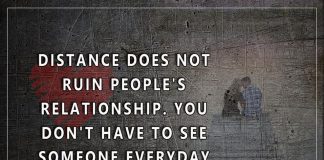 Distance Does Not Ruin People's Relationship -likelovequotes
