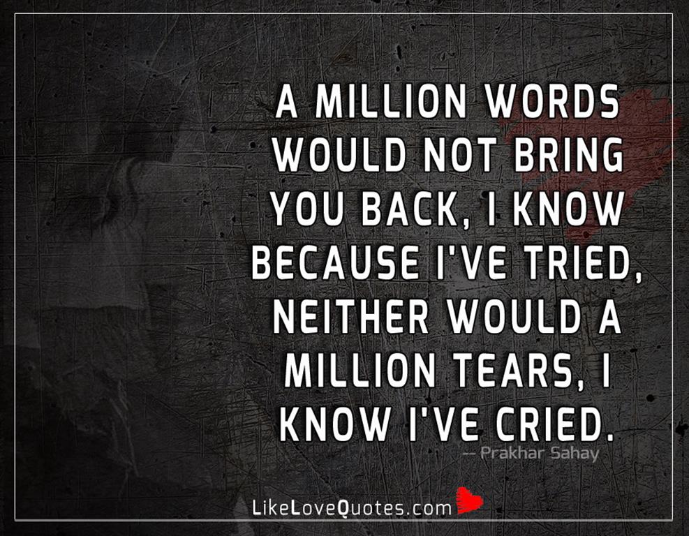 A Million Words Would Not Bring You Back-likelovequotes