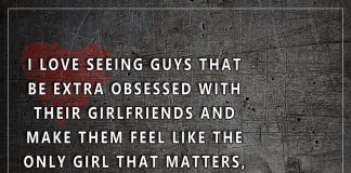 Extra Obsessed With Their Girlfriends -likelovequotes