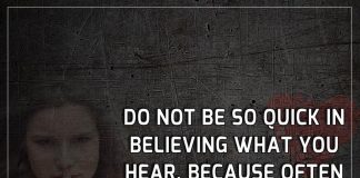 Lies Spread Quicker Than The Truth-likelovequotes