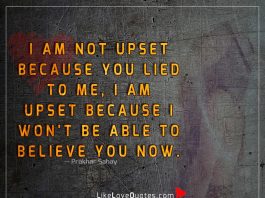 I Am Not Upset Because You Lied To Me-likelovequotes