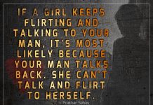 If A Girl Keeps Flirting And Talking -likelovequotes