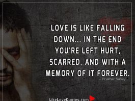 Love Is Like Falling Down -likelovequotes