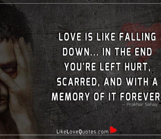 Love Is Like Falling Down -likelovequotes